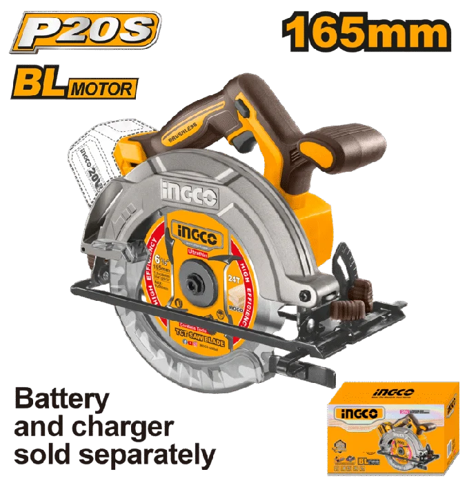 Cordless Circular Saw 165Mm 20V Csli1652