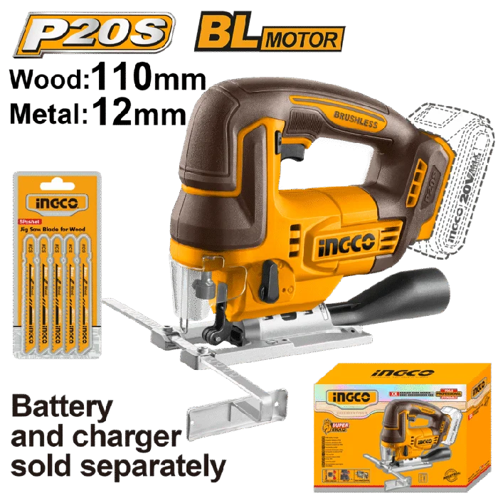 Cordless Jig Saw Brushless 20V Cjsli1008