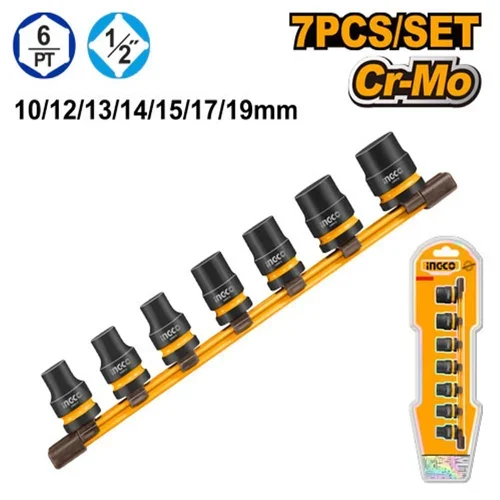 7pc Impact Socket Set 1/2″ Hkissd12071