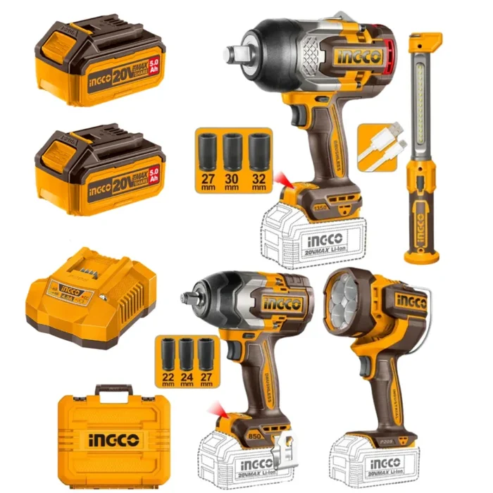 4 In 1 Impact Wrench Kit Cosli250782