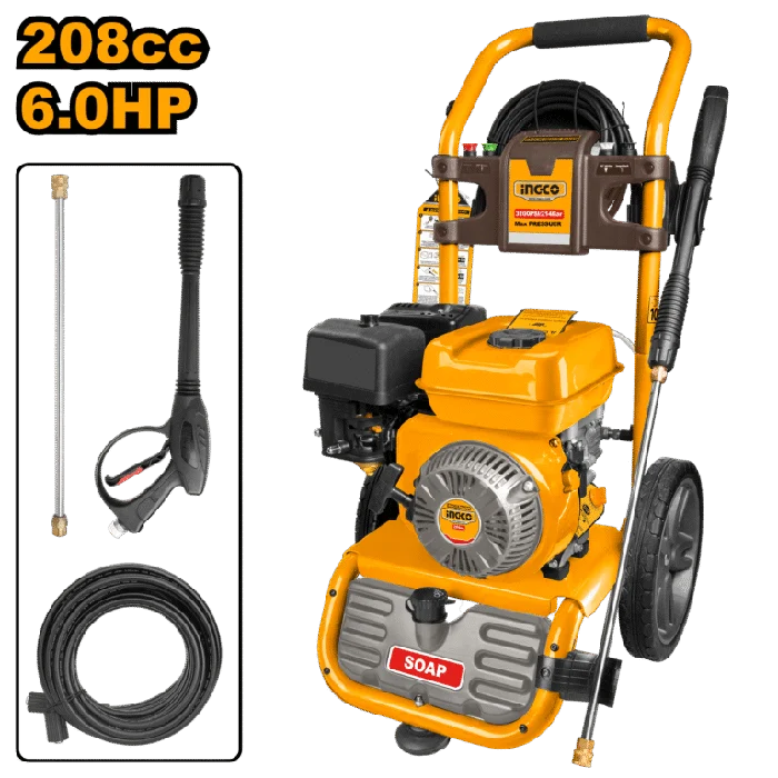 INGCO High Pressure Washer Petrol 208CC Ghpw2003