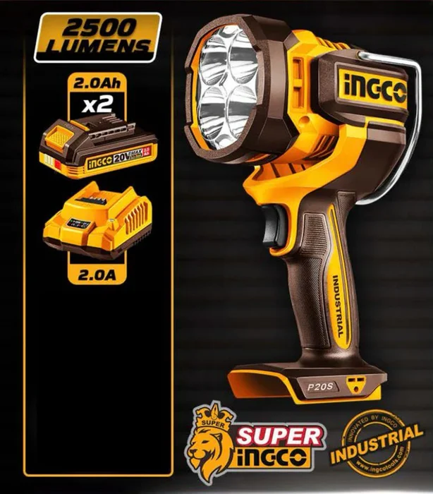 INGCO Work Lamp 2500 Lumens Kit Cwli20887