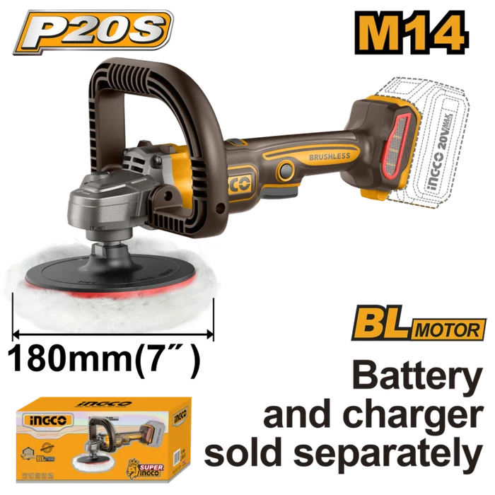 20V Cordless Polisher 180mm Apli2018