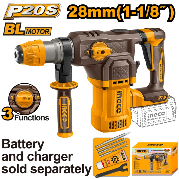 Cordless Rotary Hammer Drill 4.5J 20V Crhli20286