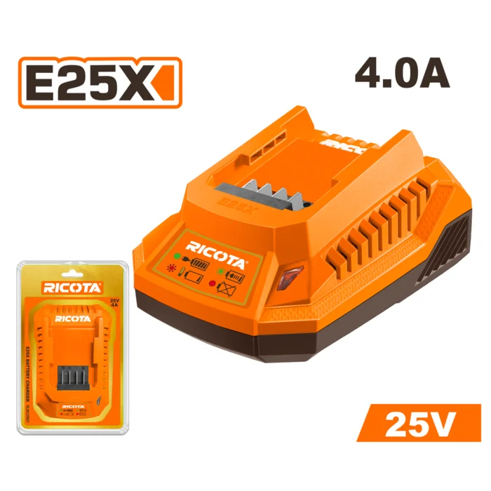 RICOTA 25V 4.0AH CHARGER (E25X)
