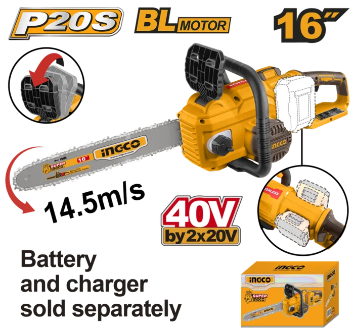 INGCO 40V CHAINSAW Cgsli40168