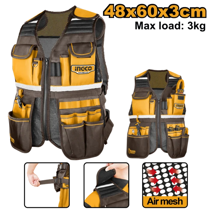 Tool Vest 17 Pocket HTVT09028