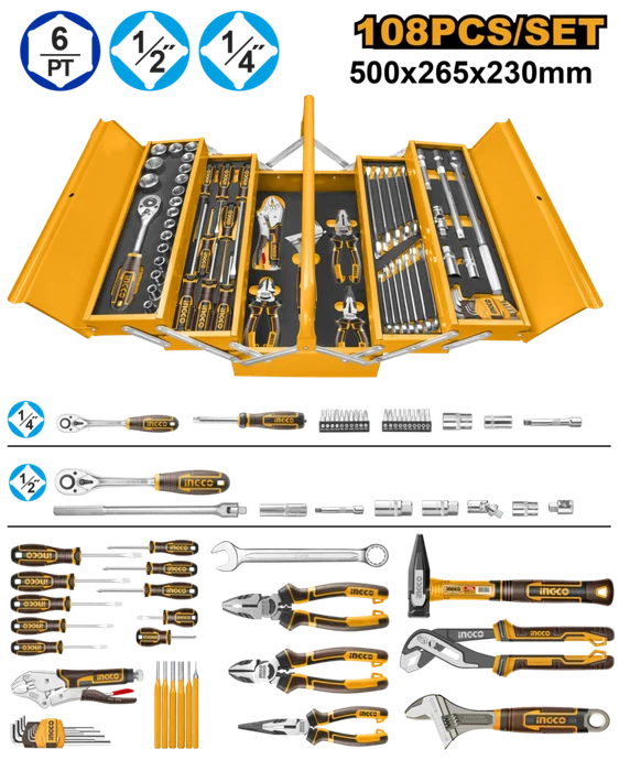 INGCO 108pc Tool Set Htcs151081
