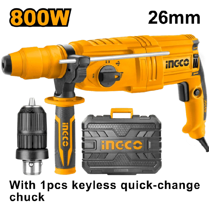 Rotary Hammer (800W) with Chuck adaptor